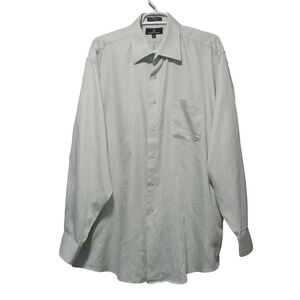 Valerio Garati mint green long sleeve men dress shirt size XL   17-171/2   34/35